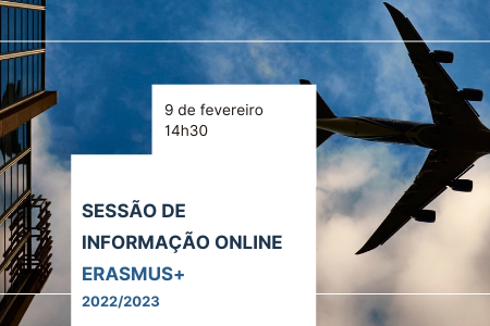 ERASMUS+ 2022/2023 – Sessão de Informação online