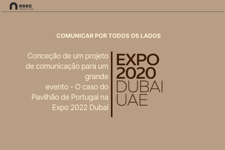 Comunicar por Todos os Lados – A conceção de um projeto de comunicação para um grande eventos – O caso do Pavilhão de Portugal na Expo 2022 Dubai