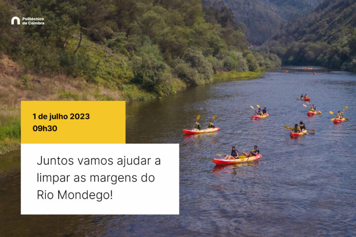 Ação de limpeza “Juntos vamos ajudar a limpar as margens do Rio Mondego!”