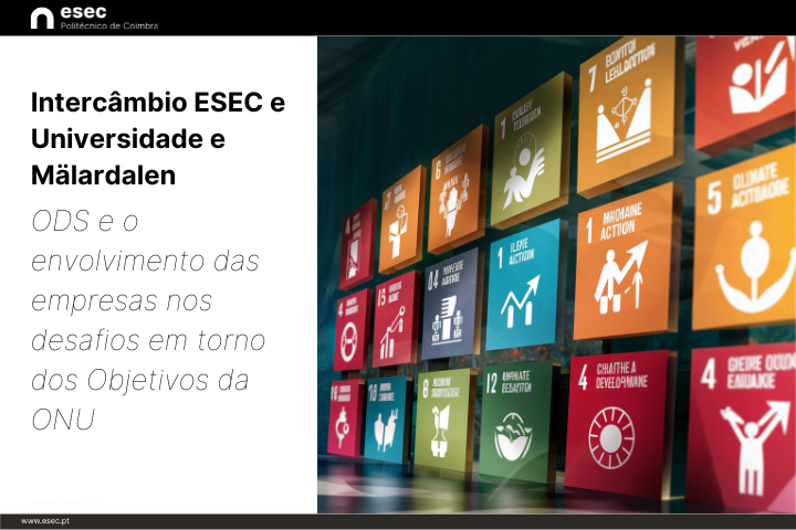 Projetos em torno dos ODS envolvem ESEC e Universidade de Mälardalen