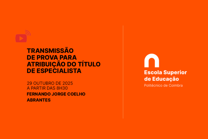 Provas Públicas para atribuição do Título de Especialista | Fernando Jorge Coelho Abrantes