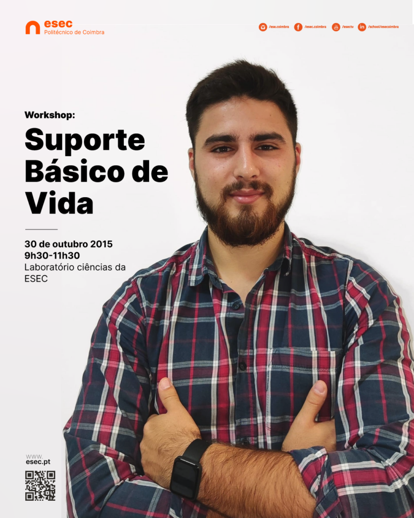 cartaz de divulgação do evento com informações sobre o evento e imagem do orador